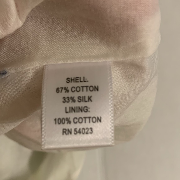 Banana Republic Floral Green Lined Skirt Size 4 Petite EUC - Picture 5 of 5